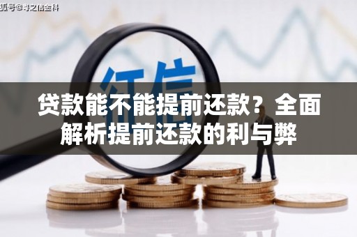 岱山贷款能不能提前还款？全面解析提前还款的利与弊