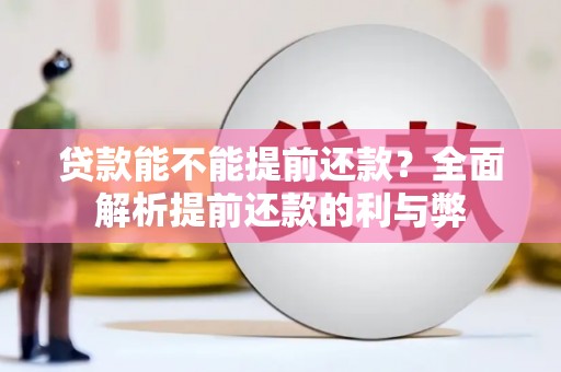 岱山贷款能不能提前还款？全面解析提前还款的利与弊