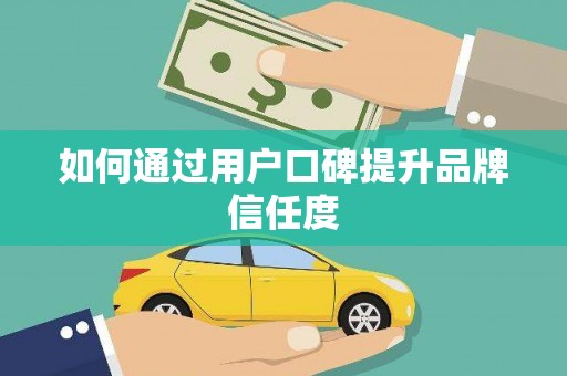 岱山如何通过用户口碑提升品牌信任度