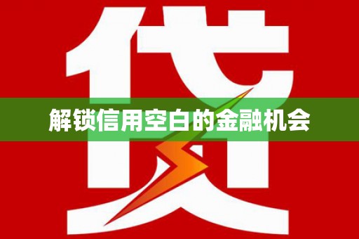 岱山解锁信用空白的金融机会