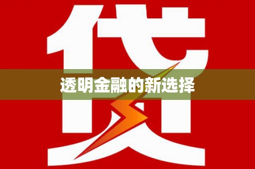 岱山透明金融的新选择