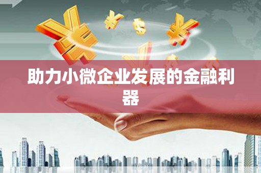岱山助力小微企业发展的金融利器