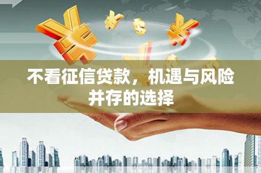 岱山不看征信贷款，机遇与风险并存的选择