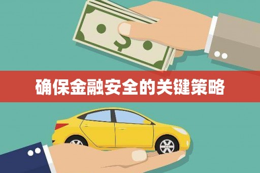 岱山确保金融安全的关键策略