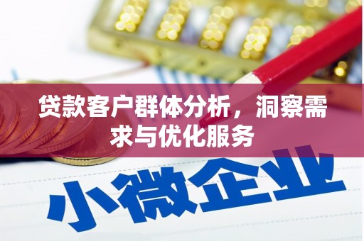 岱山贷款客户群体分析，洞察需求与优化服务